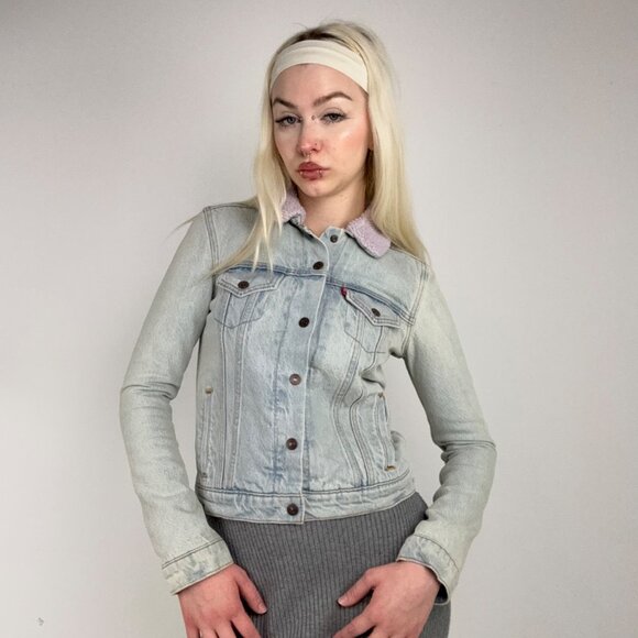 XS - Levi’s Line Denim Jacket New with Tags - Picture 1 of 4